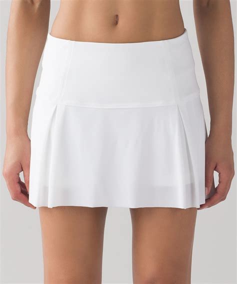 Lululemon pace rival skirt regular 13. Lululemon Lost In Pace Skirt - White - lulu fanatics