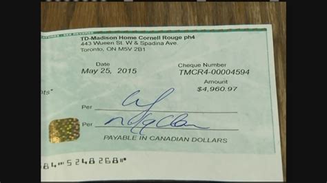 › transit number on cheque. How To Get Certified Cheque Td - vafici