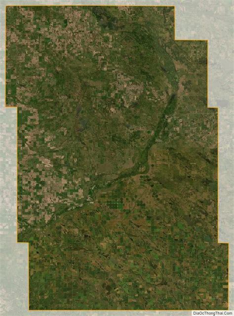 Satellite Map Of Mchenry County North Dakota