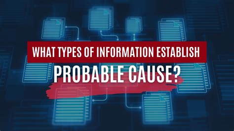 What Types Of Information Establish Probable Cause Dlg Learning Center