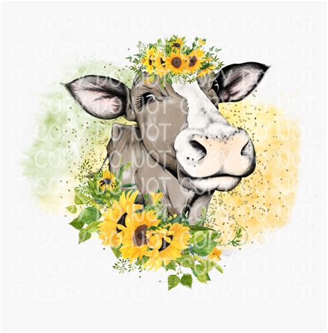 Free Cow With Flower Crown Svg Free Svg Png Eps Dxf File