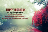 Happy Birthday Wishes for Sister - My Emotions
