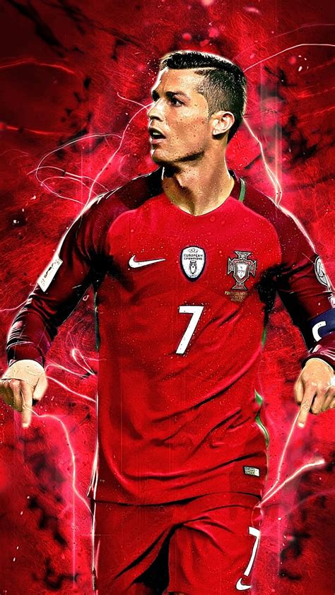 720p Free Download Cr7 With Red Edited Background Cr7 Football Red
