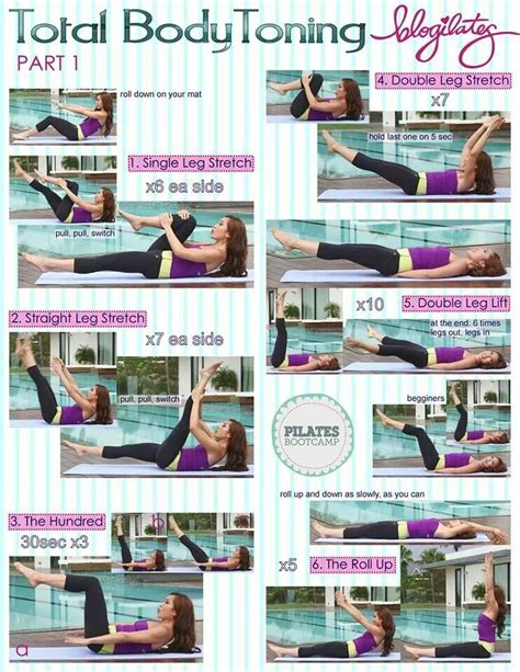 Printable Full Body Pilates Workout