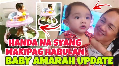 Baby Amarah Update Pwede Na Makipag Habulan Si Amarah Sa Mommy At Sa