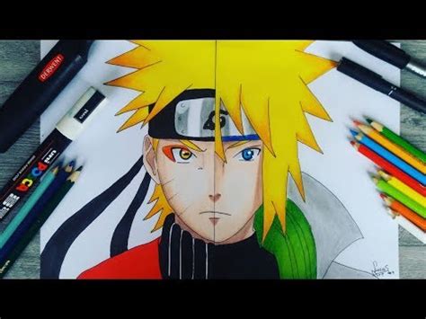 Como Desenhar Naruto E Minato Como Desenhar