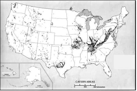 Proposed National Atlas Karst Map Map Interest Groups Cavern