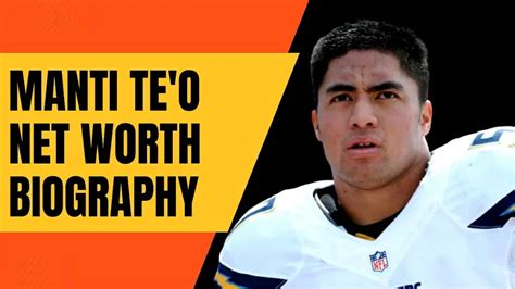 From Football Phenom To Financial Fortunes Mind Blowing Manti Te O Net Worth Revealed In His