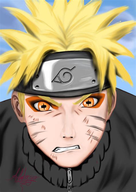 Naruto Sage Mode By Almberger On Deviantart