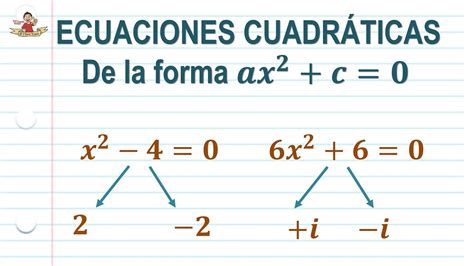 Ecuaciones Cuadráticas Incompletas Por Despeje Fácil De Entender