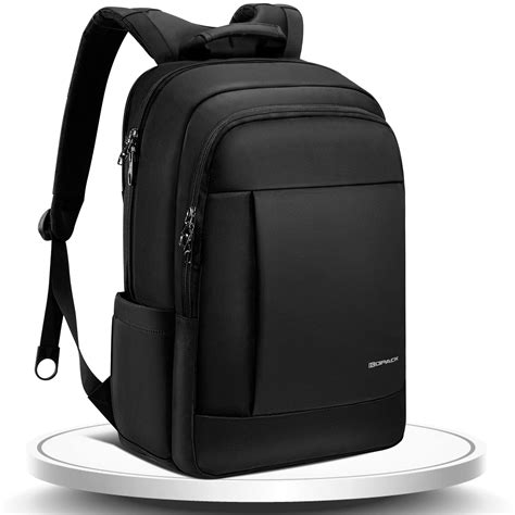 Buy Deluxe Black Laptop Backpack 17 Inch Anti Theft Water Resistant