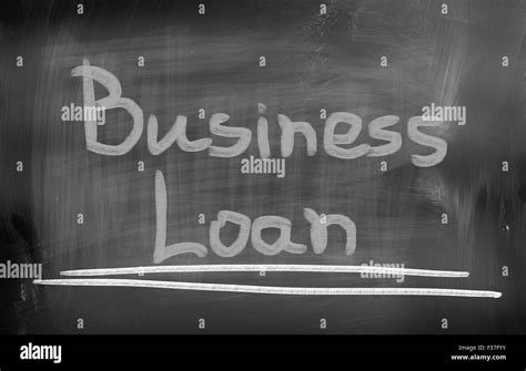 Business Loan Concept Stock Photo Alamy