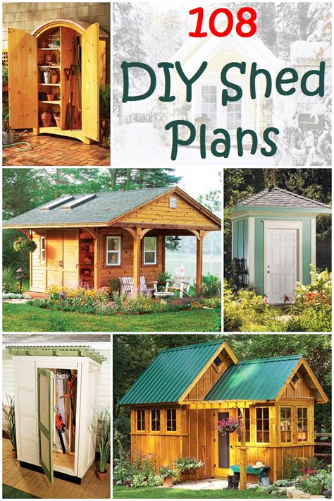 Join vip for cottage shed plans.pdf download. 108 DIY Shed Plans & Ideas That You Can Actually Build in ...