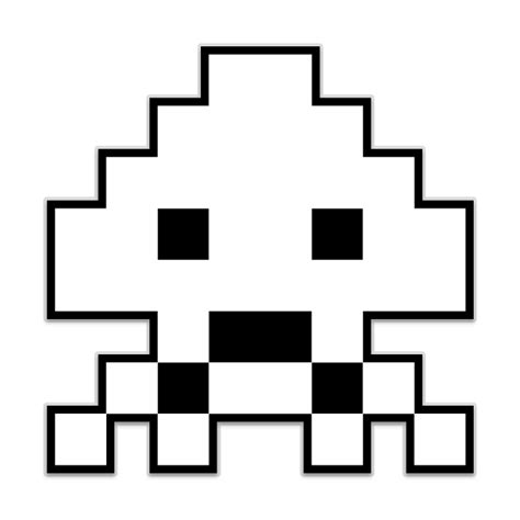 Space Invaders Alien Png Background Image Png Arts
