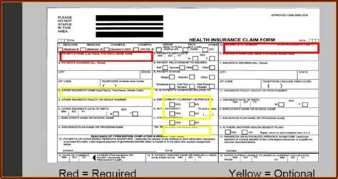 Cms 1500 And Ub 04 Claim Form Form Resume Examples Re34rddy16