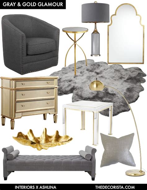 Extreme bedroom makeover | luxe on a budget room transformation. Color Crushing: decorating with gray and gold for glamour ...