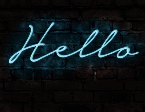 Items Similar To Hello Neon Sign On Etsy