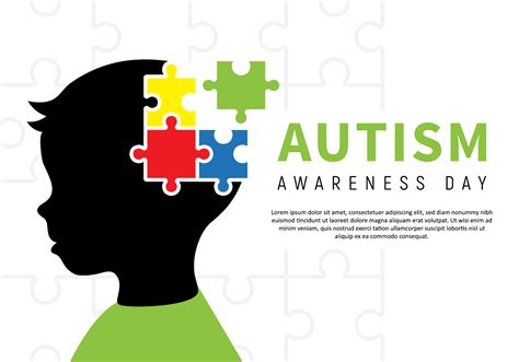Autism Awareness Children Poster 146397 Vector Art At Vecteezy