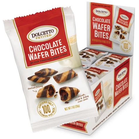 Dolcetto Chocolate Petite Wafer Bites Grandpa Joes Candy Shop