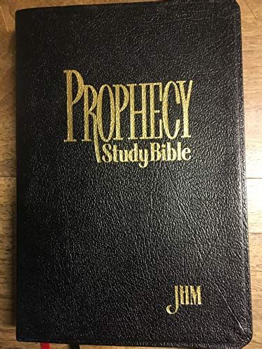 Prophecy Study Bible Nkjv John Hagee Black Bonded Leather New Gf
