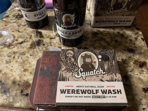 Just Got My Order In Werewolf Wash Smells Kinda Like A Spicy Black