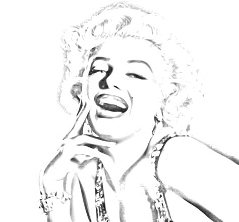 Marilyn Monroe Coloring Pages Free