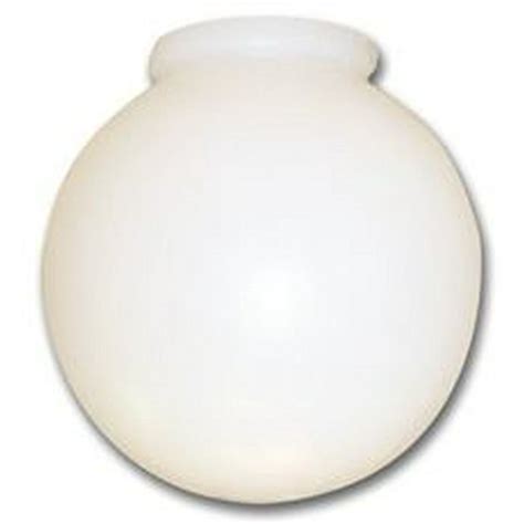 Ball Globe Ceiling Fixture Replacement Glass Milky White 10 In 3 7
