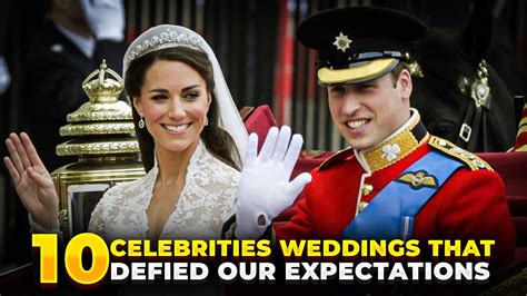 Top 10 Celebrities Weddings That Defied Our Expectations 10