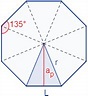 Calculadora del área y perímetro del octágono regular