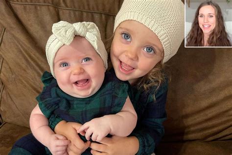 jessa duggar shares photos of daughters ivy and fern in matching dresses