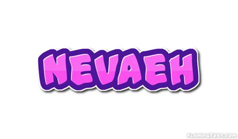 Nevaeh Flaming Text