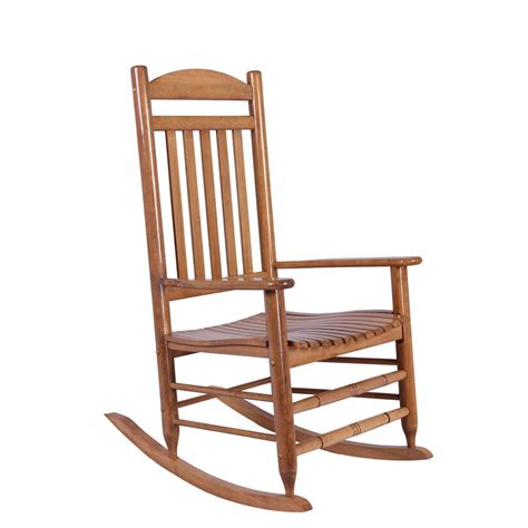 Hampton Bay Natural Wood Rocking Chair It 130828n The Home Depot