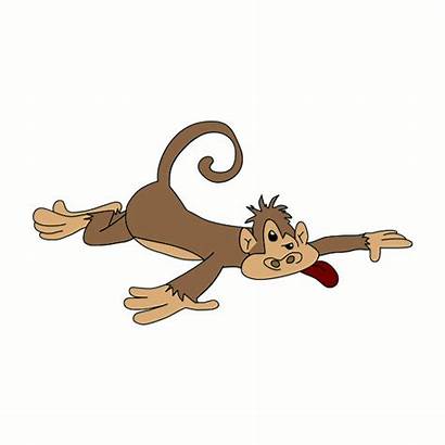 Monkey Passed Cartoon Clipart Evil Monkeys Pranks