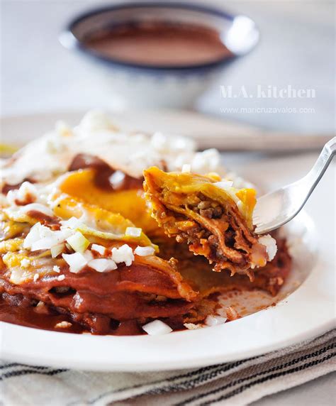 Stacked Enchiladas New Mexico Style Maricruz Avalos Kitchen Blog