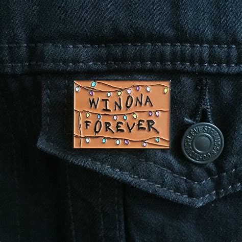 Winona Forever Stranger Things Enamel Pin Jasper Richmus