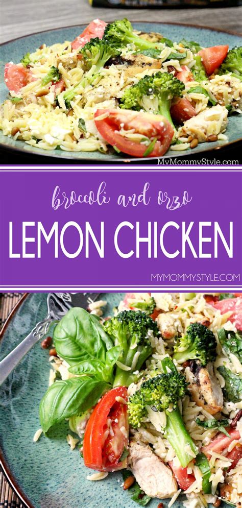 Grilled Lemon Chicken With Broccoli And Orzo Recipe Grilled Lemon