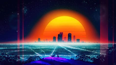 960x540 Stray Cats Retro Synthwave 960x540 Resolution Hd 4k Wallpapers