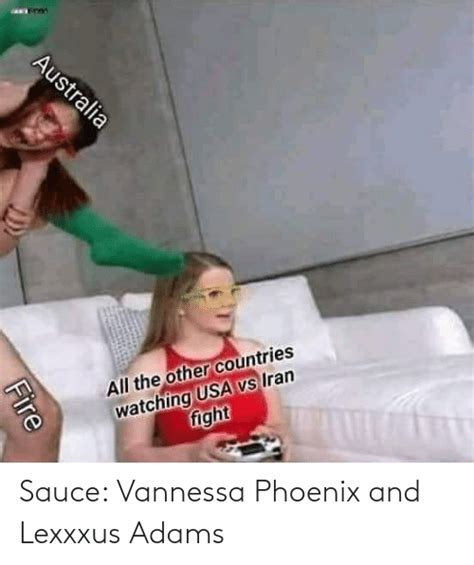 Sauce Vannessa Phoenix And Lexxxus Adams Reddit Meme On Me Me