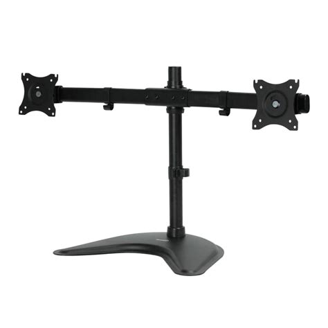 Navepoint Dual Lcd Curved Monitor Mount Stand Free Standing With