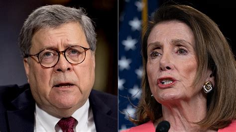 Pelosi Says Barr Lied To Congress And Committed A Crime As Doj Blasts Reckless Comments