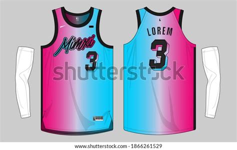 Basketball Jersey Template Vector Mockup Stock Vector Royalty Free