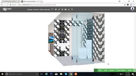 3d Room Tiles Visualizer Youtube