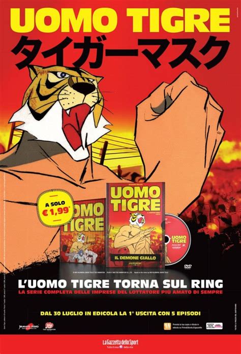 L Uomo Tigre La Serie Anime Torna In Edicola In DVD Con La Gazzetta