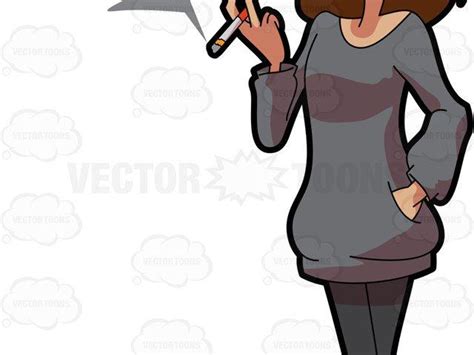 Girl Smoking Drawing Free Download On Clipartmag