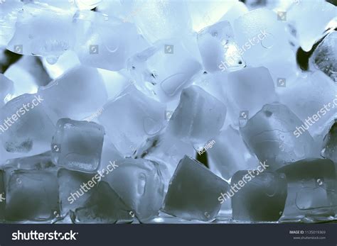Ice Cubes Texture Blue Ice Cubes Stock Photo 1135019369 Shutterstock