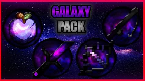 Minecraft Pvp Texture Pack L Galaxy Pack 1 7 1 8 Youtube