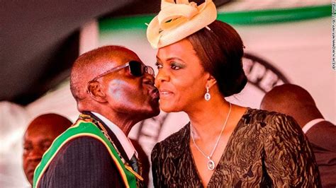 How A Kiss Sparked The Love Affair Between Robert Mugabe And His Wife Grace Kemi Filani