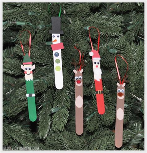 Diy Popsicle Stick Christmas Ornaments Vicky Barone
