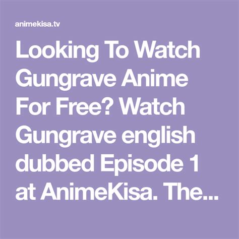 Looking To Watch Gungrave Anime For Free Watch Gungrave English Dubbed