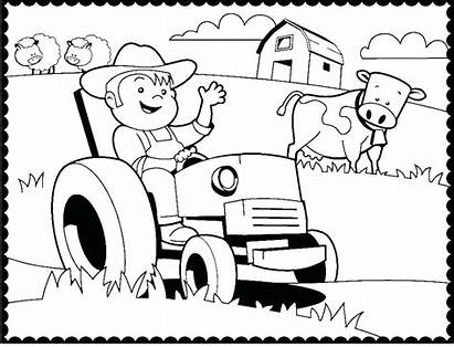 Tractor Pages Printable Coloring Deere John Tractors